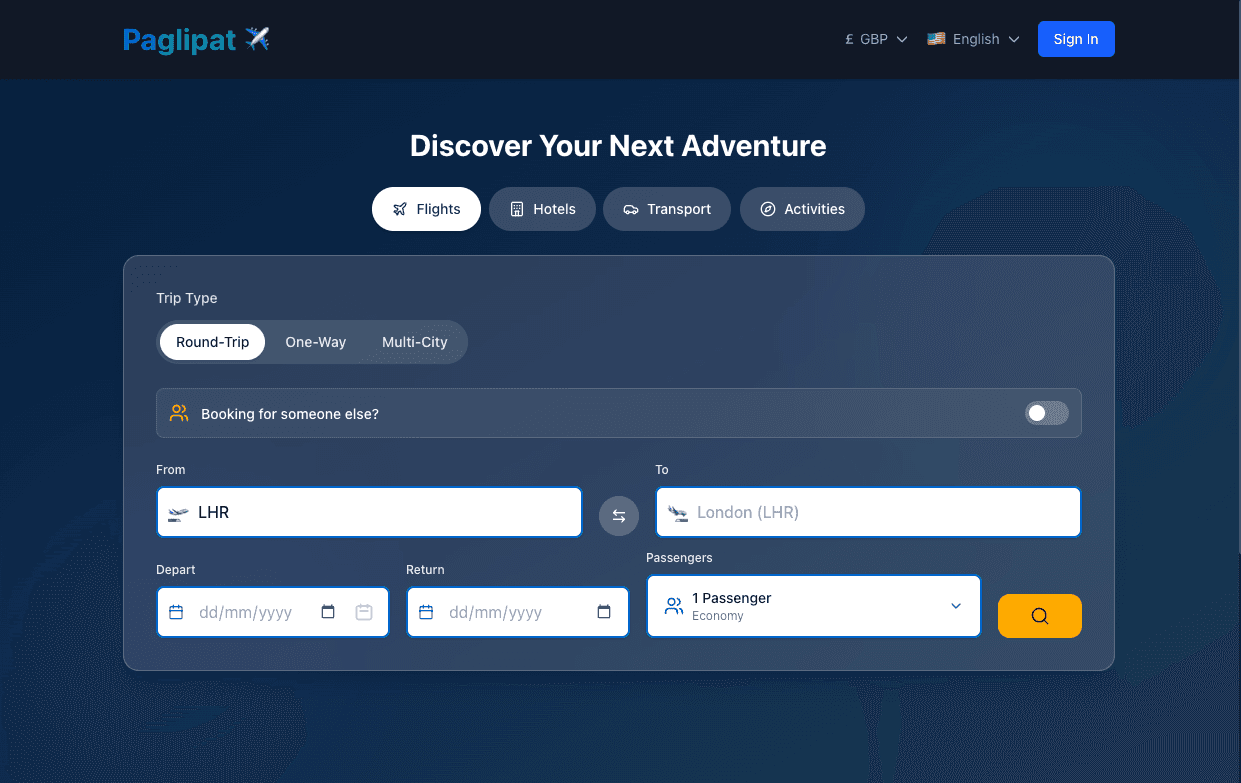 Screenshot of Paglipat