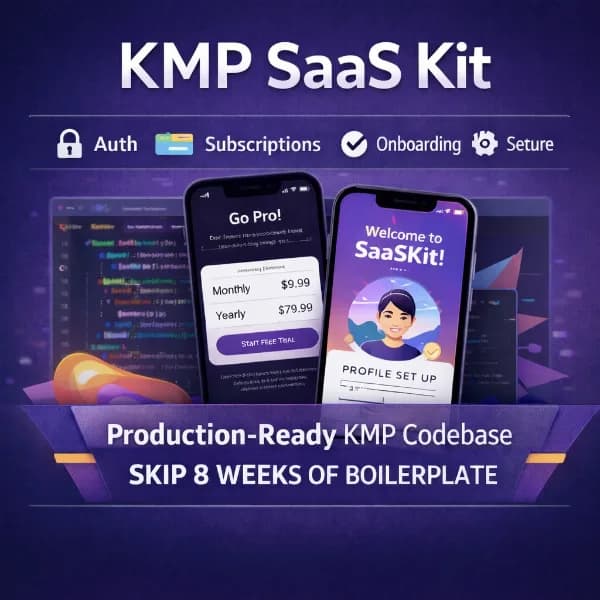 Screenshot of KMP SaaS Kit | Production-Ready Kotlin Multiplatform Starter for iOS & Android